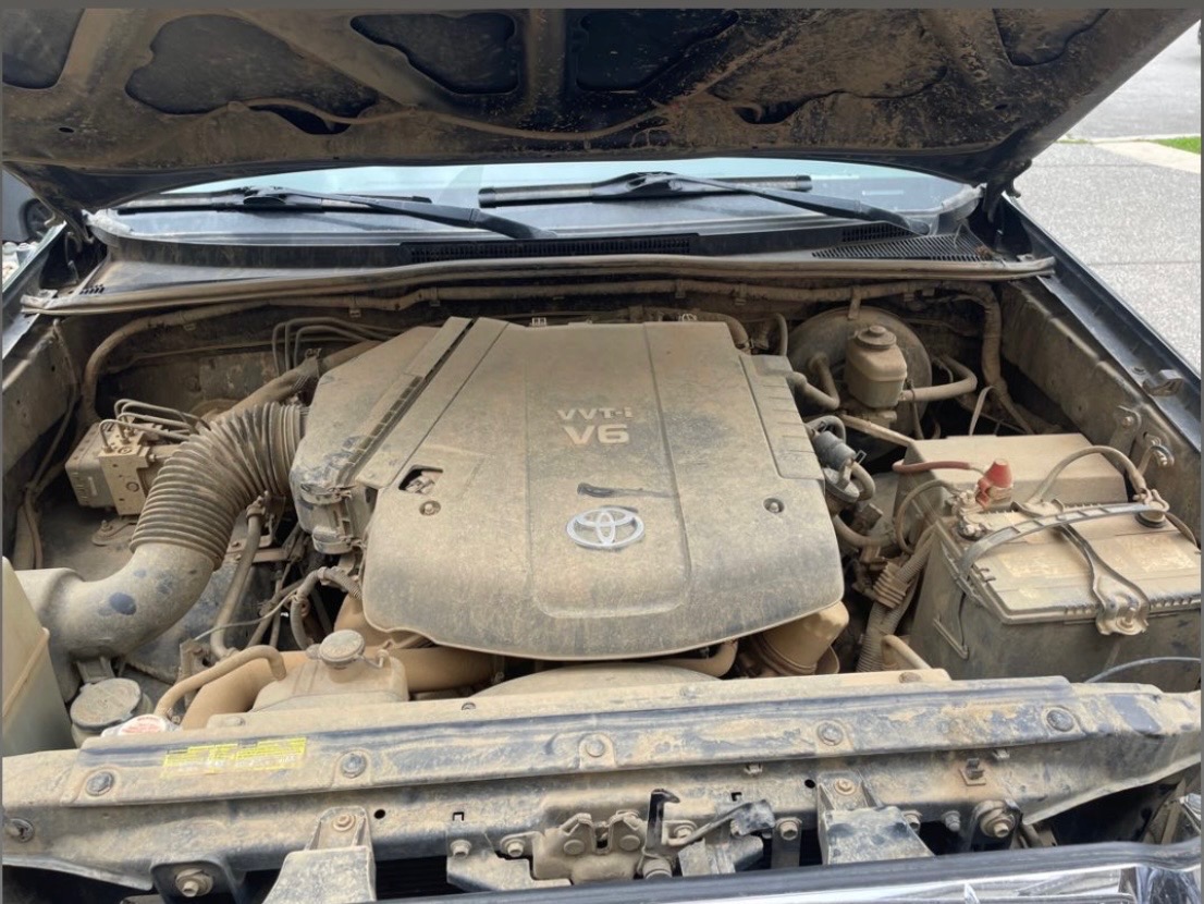 Engine Bay before detailing