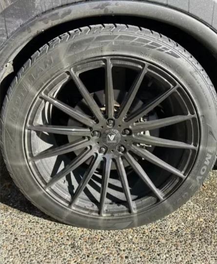 Wheel before detailing